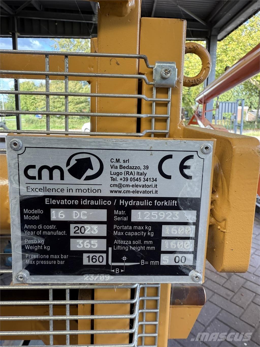 CM 16 DC DUPLEX Inny sprzęt do załadunku i kopania