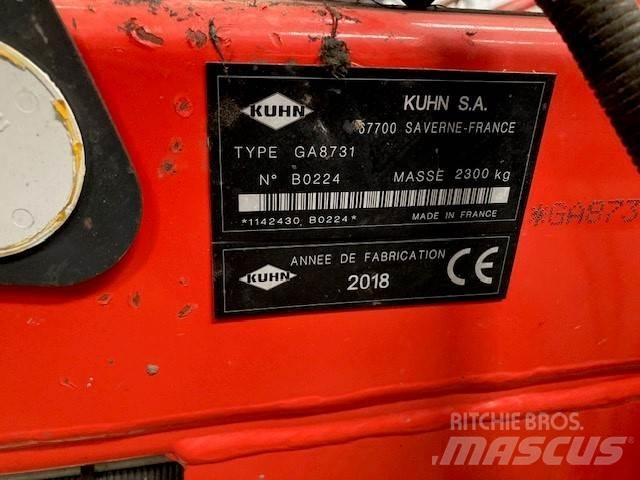 Kuhn GA 8731 hark Zgrabiarki i przetrząsacze