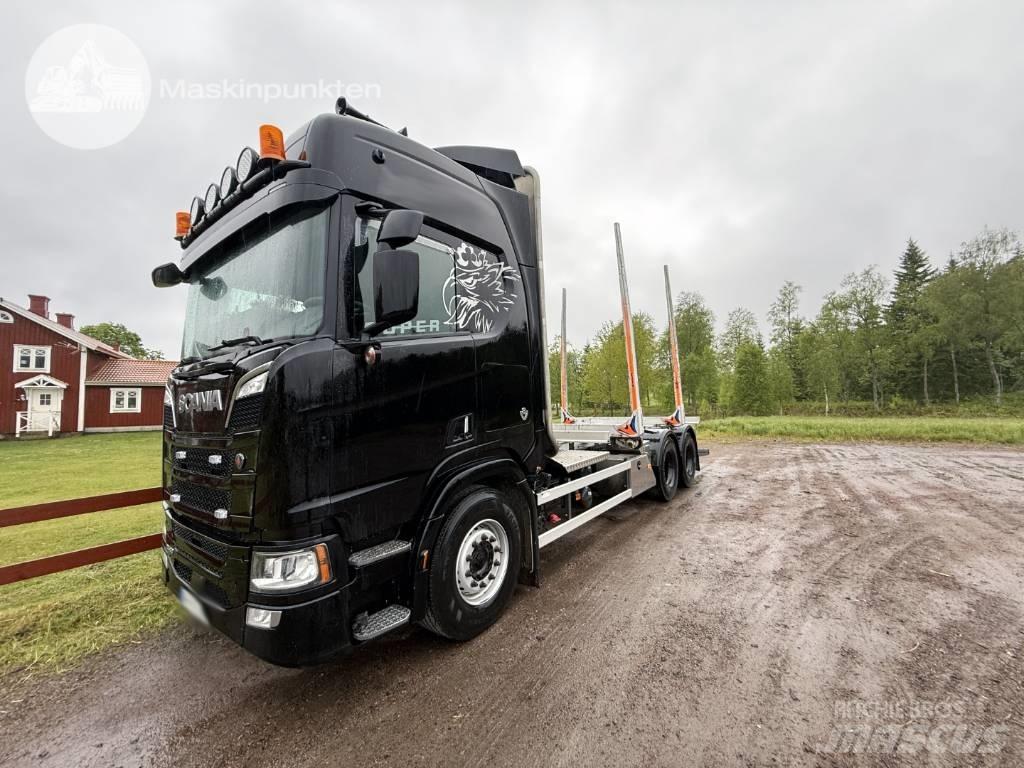 Scania R 580 Samochody do przewozu drewna