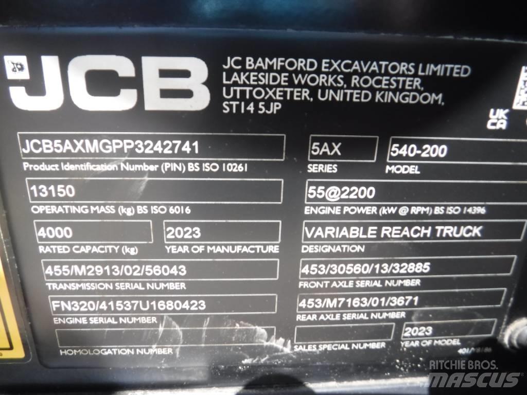 JCB 540-200 Ładowarki teleskopowe