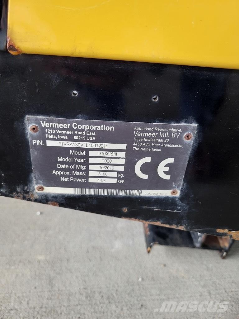 Vermeer D10x15III Wiertnice horyzontalne