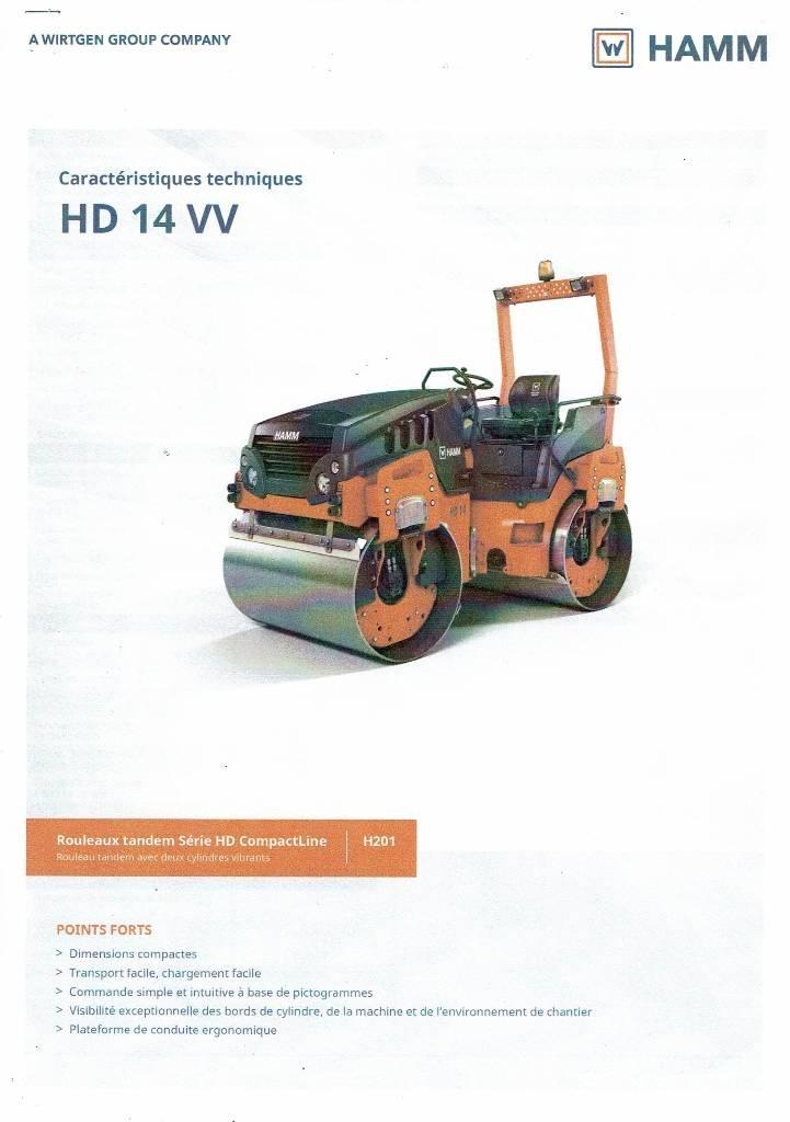 Hamm HD 14 VV Walce dwubębnowe