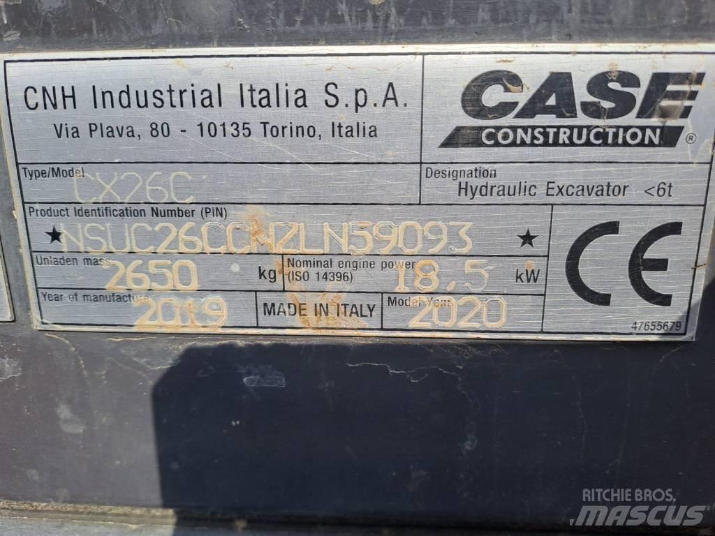CASE CX 26 C Minikoparki