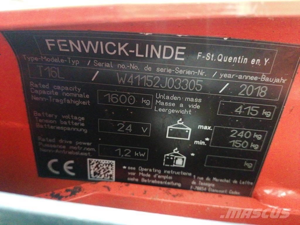 Linde T16L Wózki widłowe unoszące