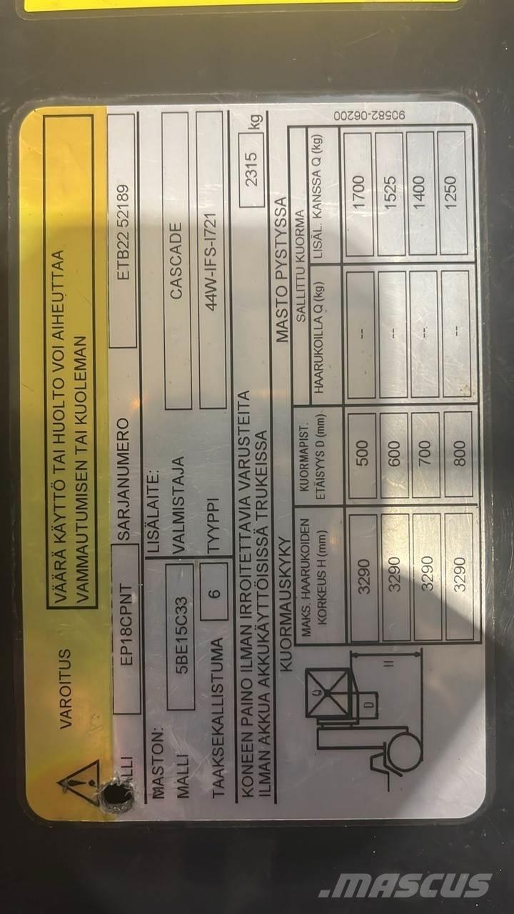 CMTPE Wózki elektryczne