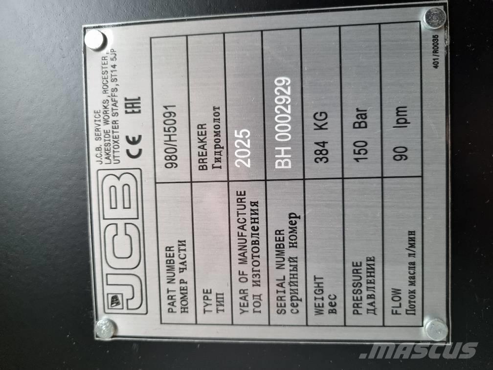 JCB HM335 Młoty hydrauliczne