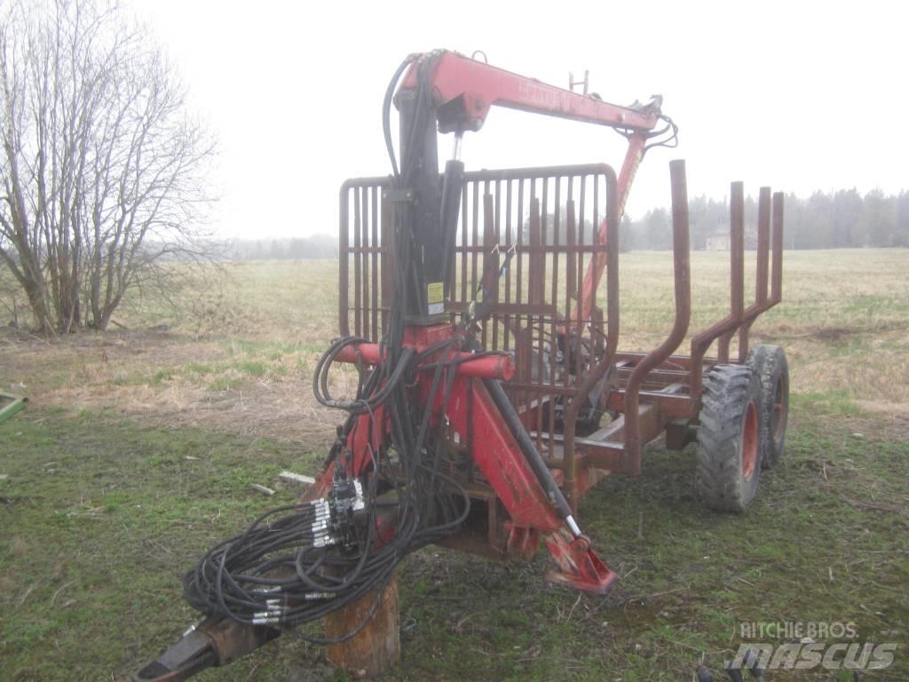 Patu 500 + Metsäkärry Przyczepy leśne