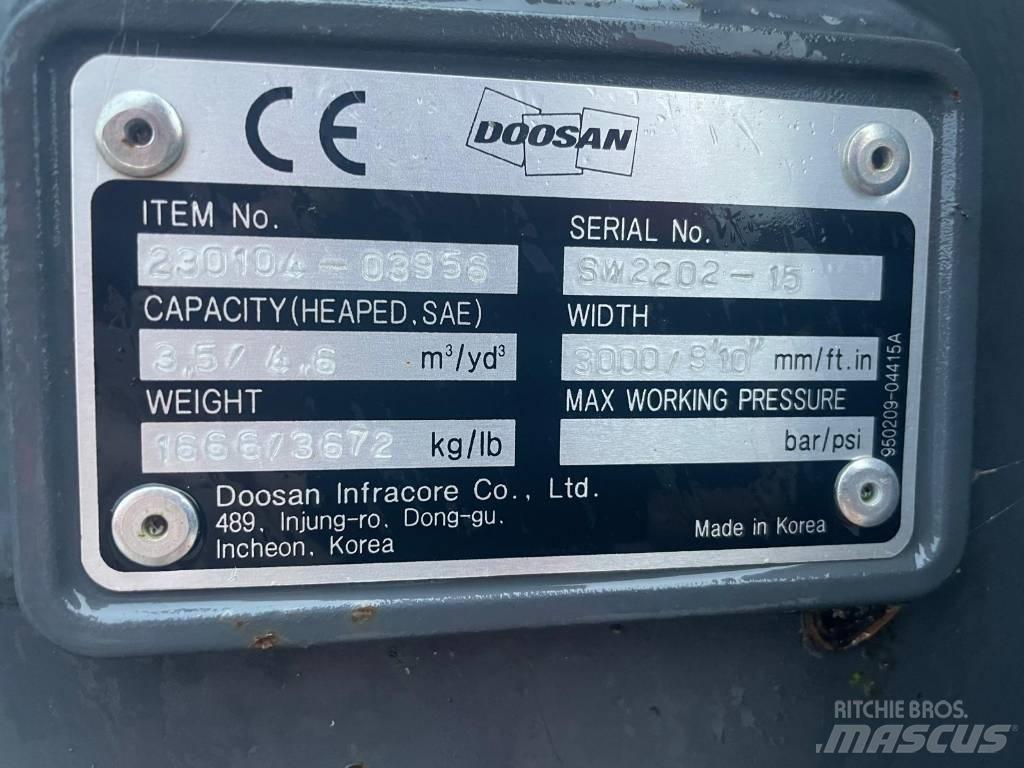 Doosan DL 320-7 Łyżki do ładowarek