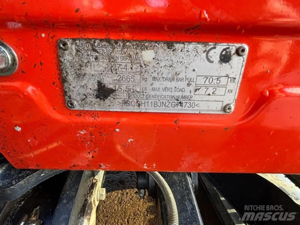Kubota U 27-4 Minikoparki