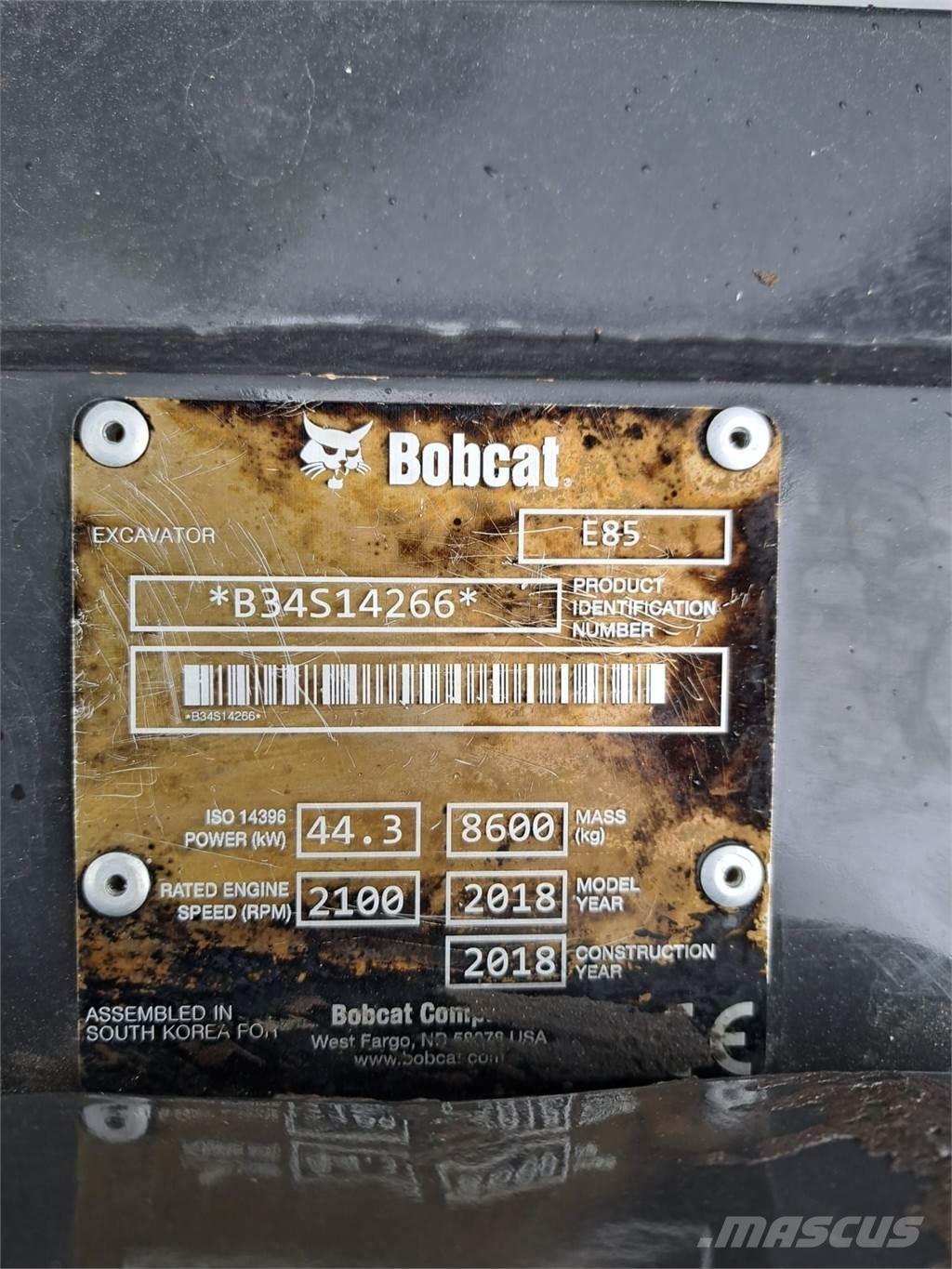 Bobcat E85 Minikoparki