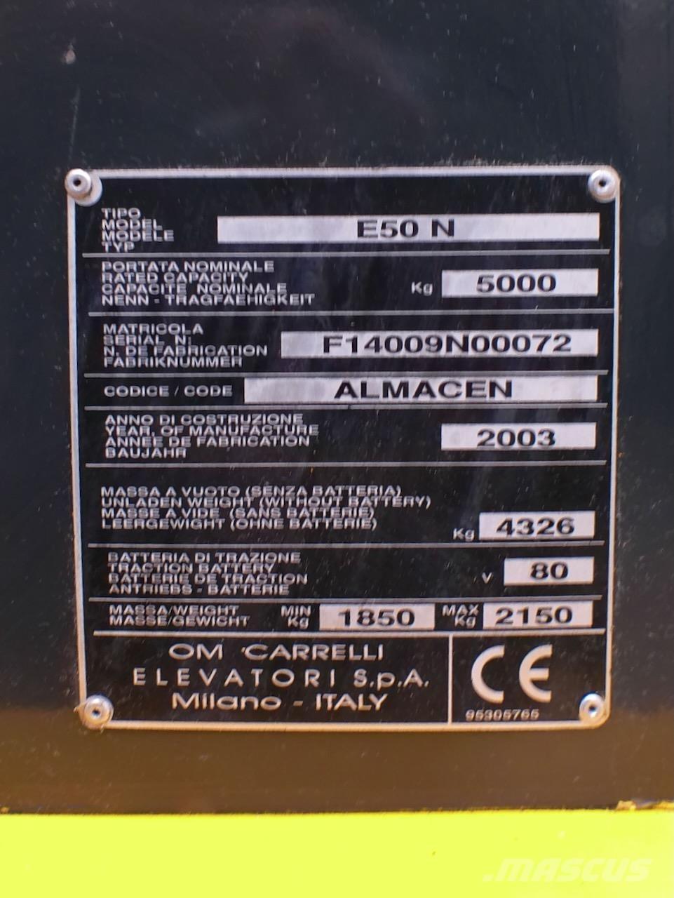 OM E50N Wózki elektryczne
