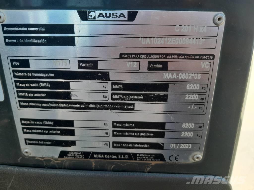 Ausa C 201 HX 4 Wózki Diesla