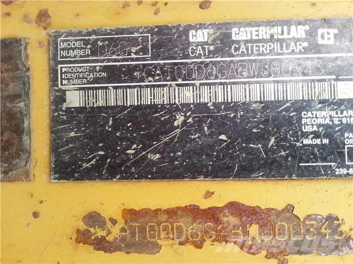 CAT D 6 G Spycharki gąsienicowe