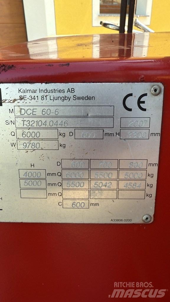 Kalmar DCE 60-6 Wózki Diesla