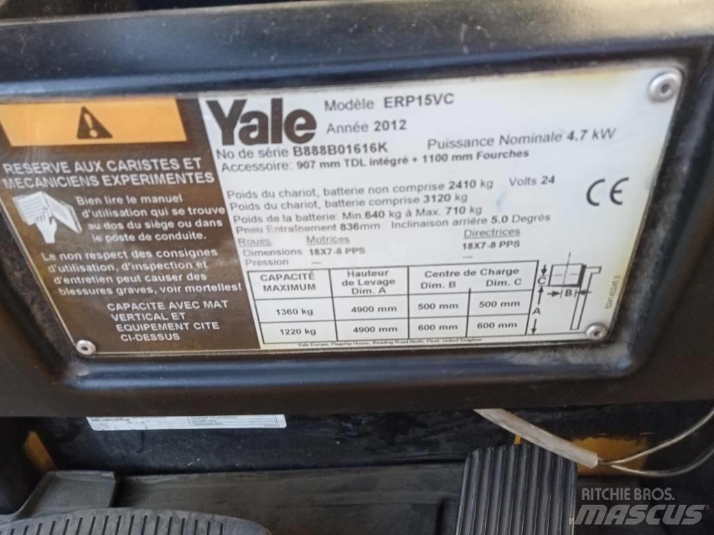 Yale ERP15VC Wózki elektryczne