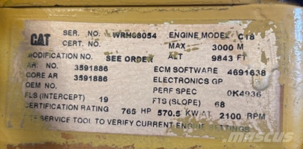 CAT C 18 Maszyny budowlane - Inne