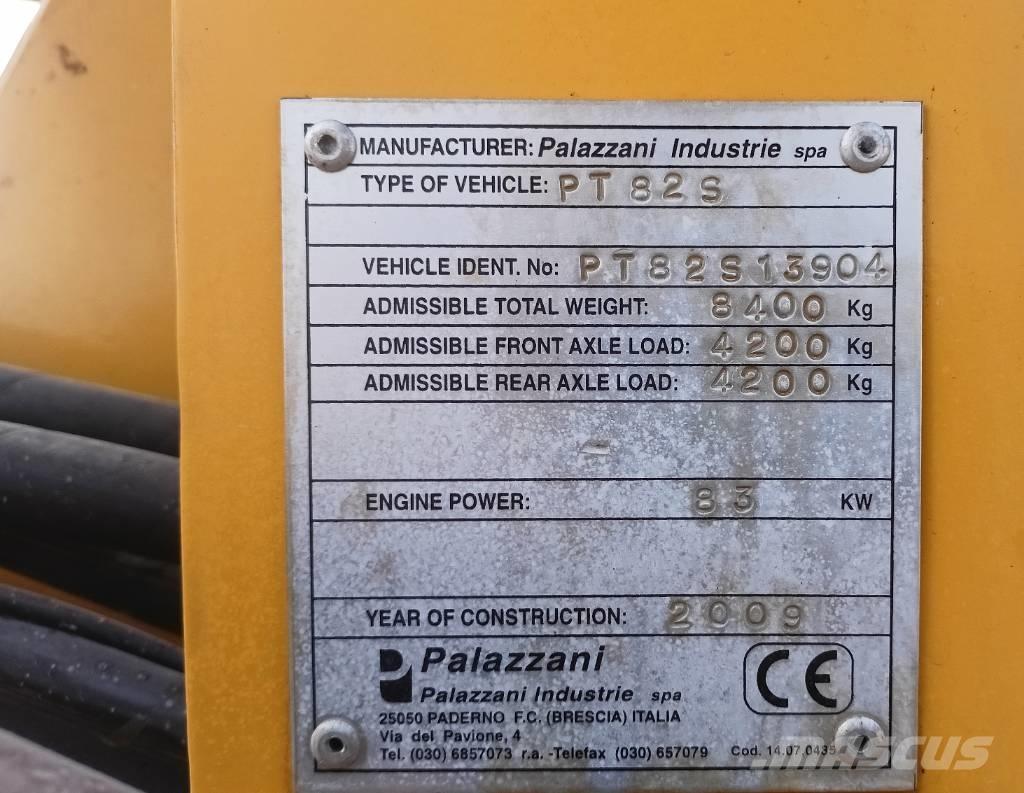 Palazzani PT82 Teleskopowe ładowarki kołowe