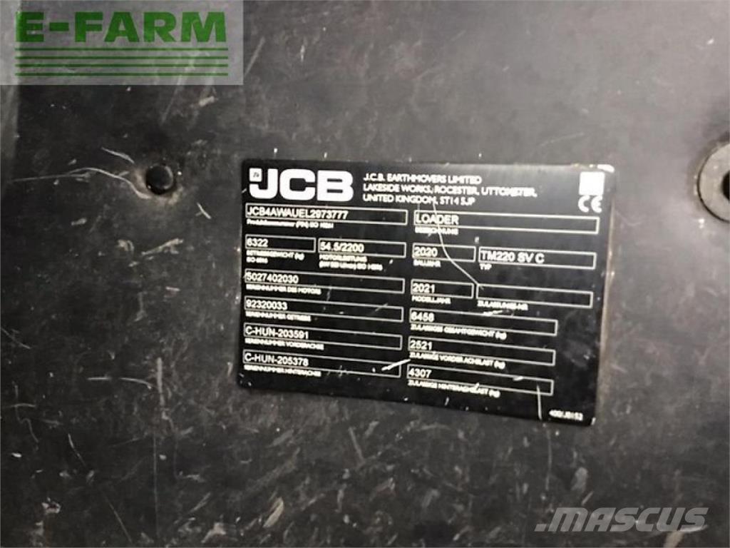 JCB tm 220 Ładowarki rolnicze