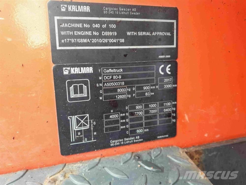 Kalmar DCF80-9 Wózki Diesla