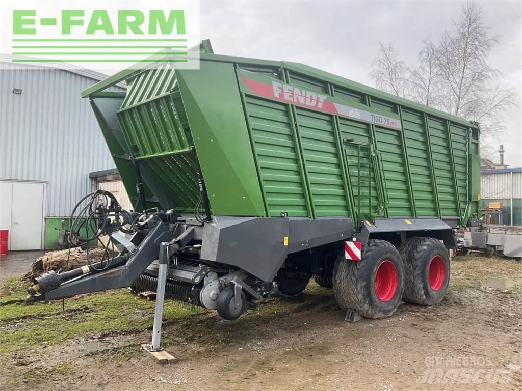 Fendt tigo 75 vr Inne naczepy