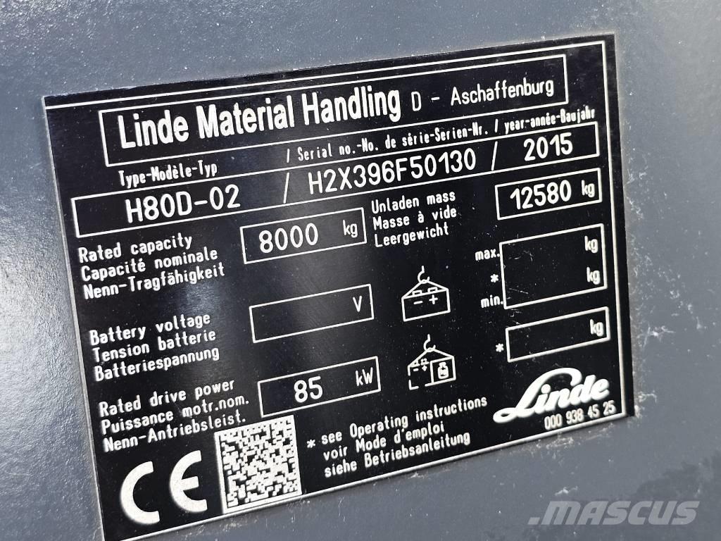 Linde H80D-02 Wózki Diesla