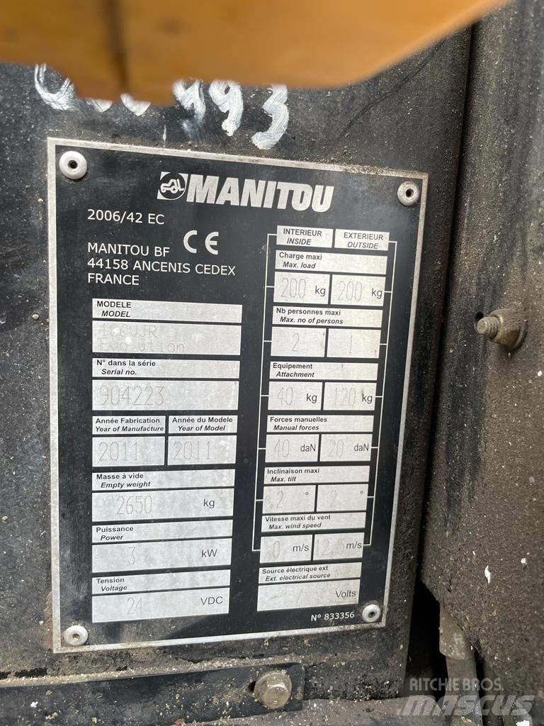 Manitou 100 VJR Podnośniki masztowe