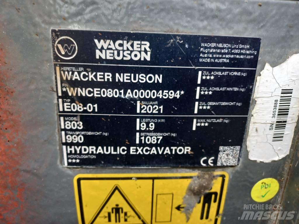 Wacker Neuson 803 Koparki gąsienicowe