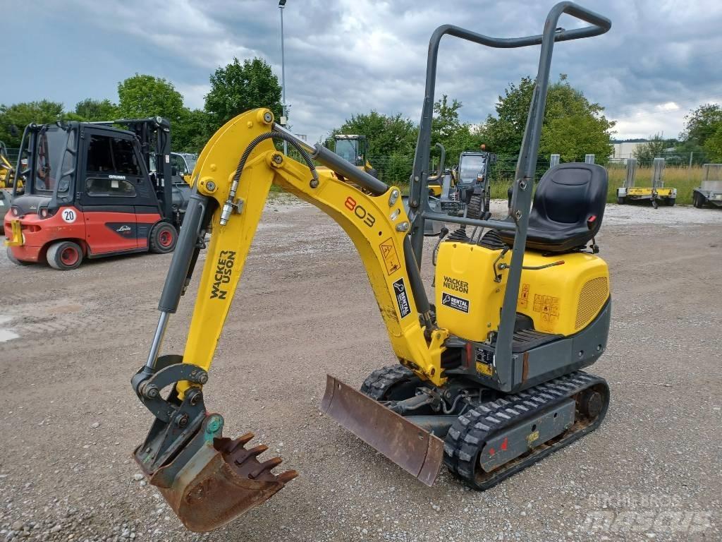 Wacker Neuson 803 Koparki gąsienicowe