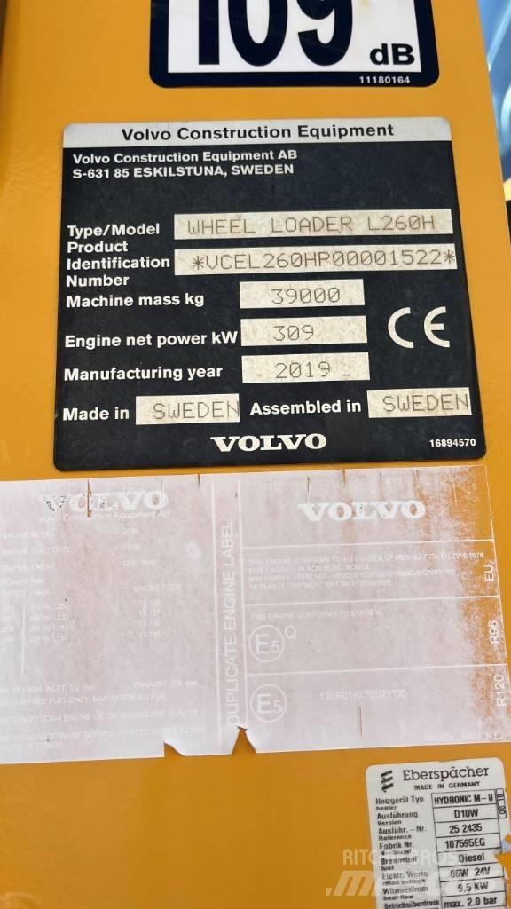 Volvo L260H Ładowarki kołowe