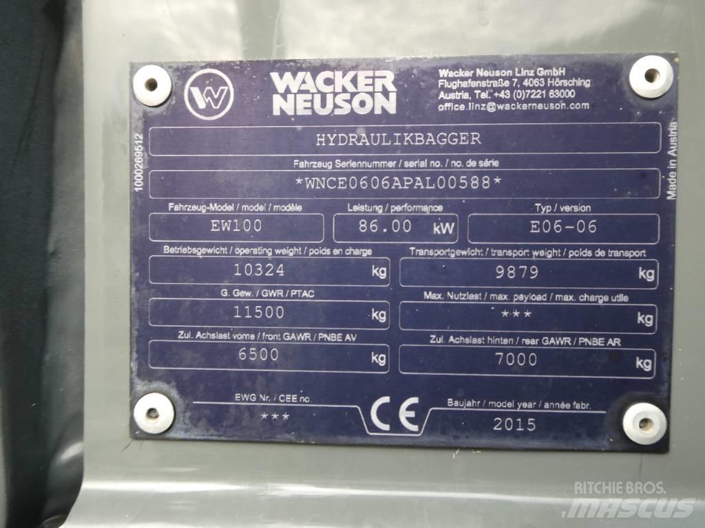 Wacker Neuson EW 100 Koparki kołowe