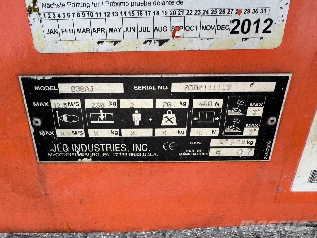 JLG 800 AJ Podnośniki przegubowe