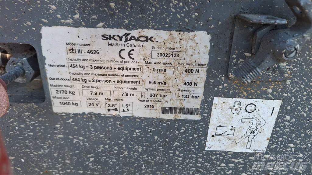 SkyJack SJIII4626 Podnośniki nożycowe