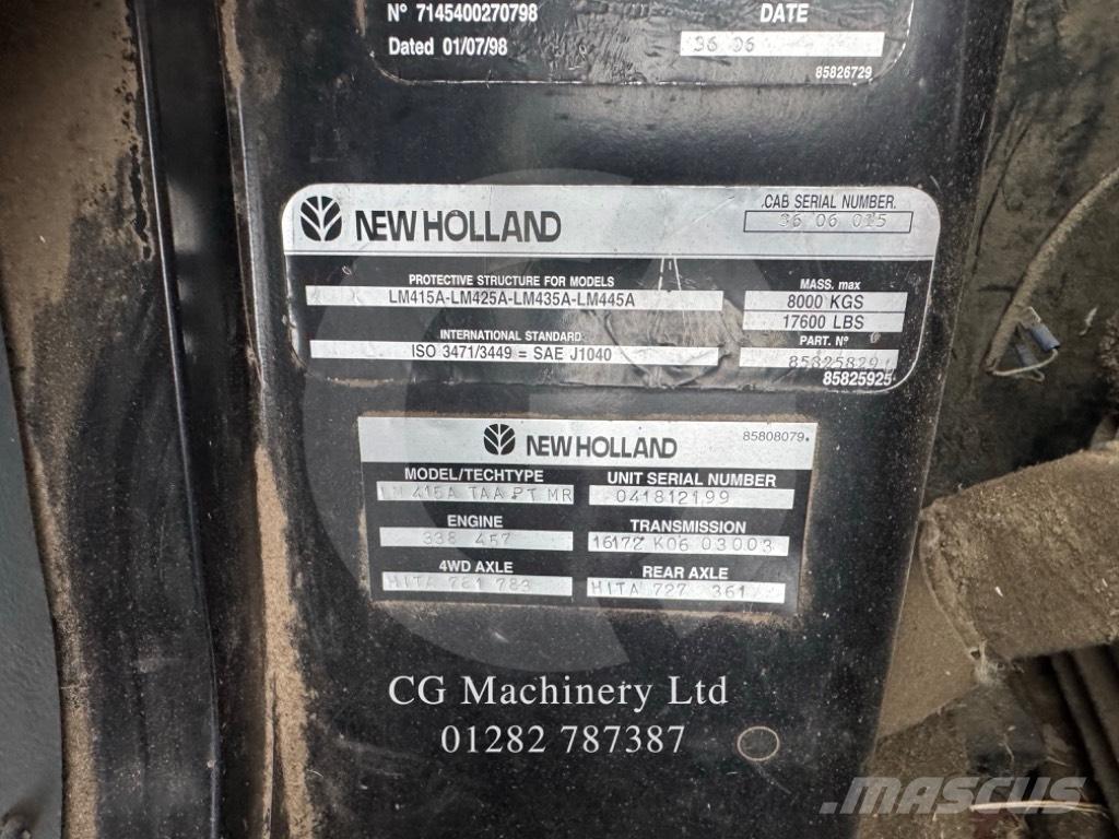 New Holland LM 415 A Ładowarki rolnicze