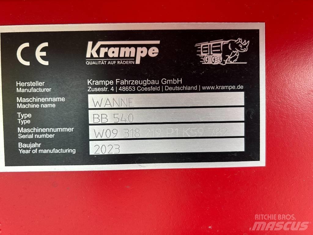 Krampe BB 540 Przyczepy zbożowe