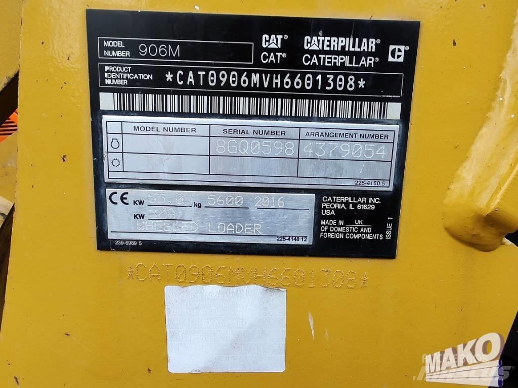 CAT 906 Ładowarki kołowe