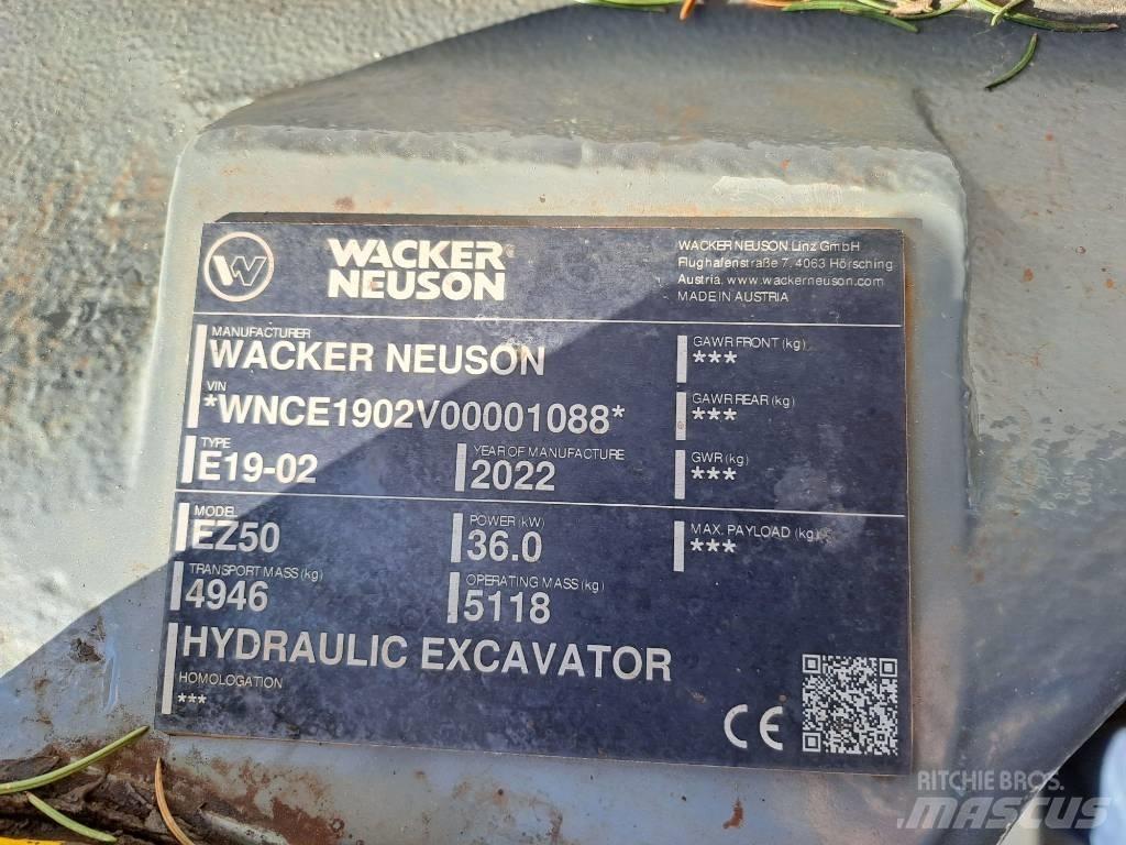 Wacker Neuson EZ50 Koparki gąsienicowe