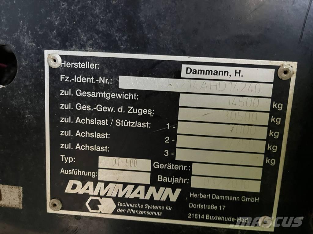 Dammann DT 500 Opryskiwacze samojezdne