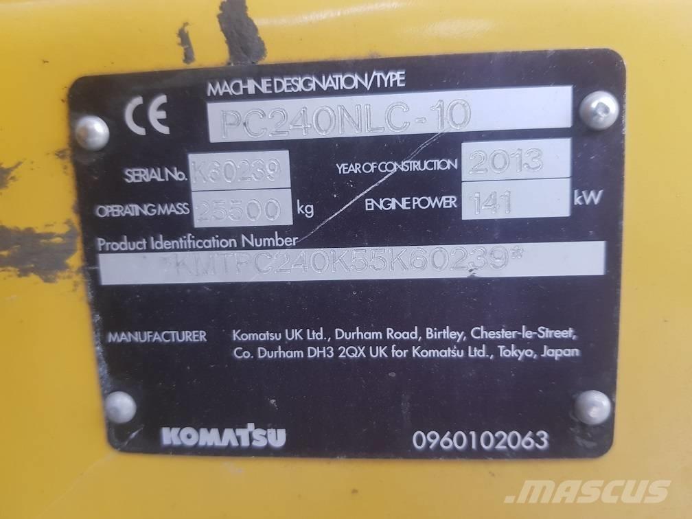 Komatsu PC240NLC-10 Koparki gąsienicowe