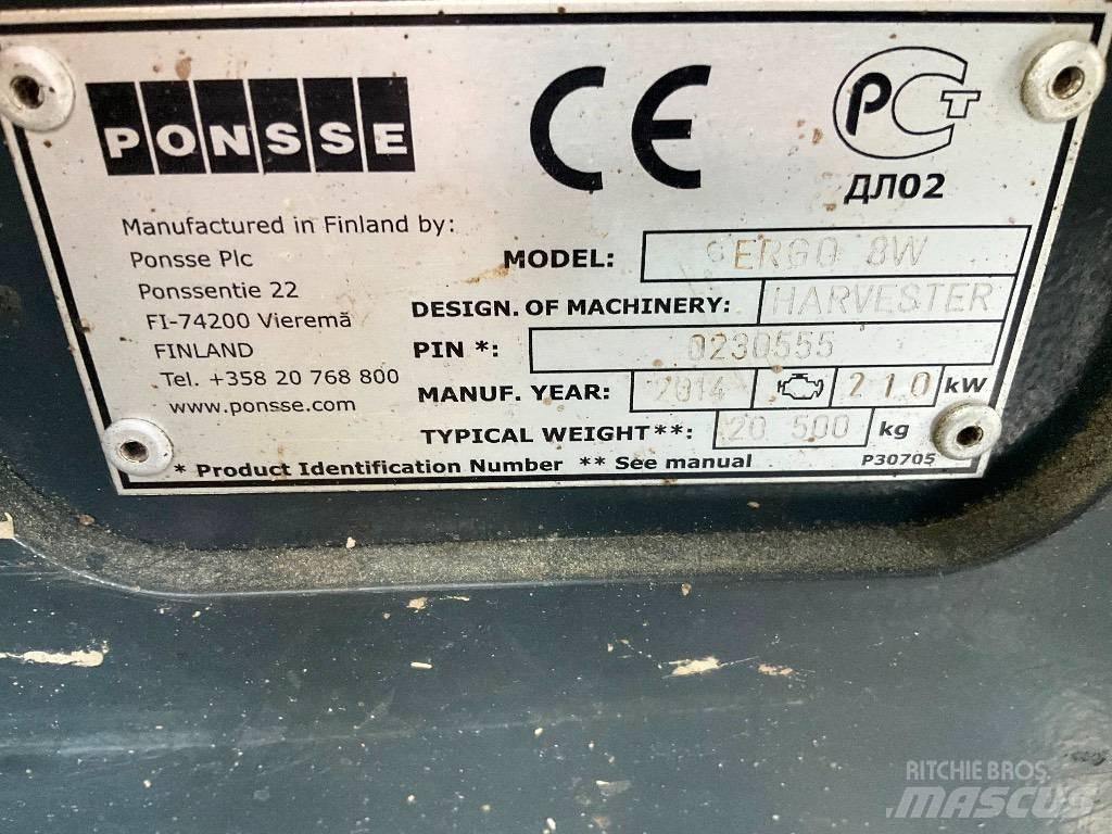Ponsse Ergo 8W Harwestery