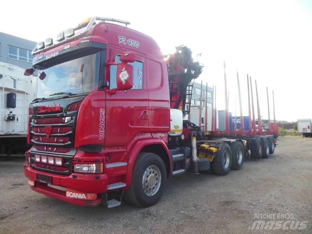 Scania R 450 Samochody do przewozu drewna