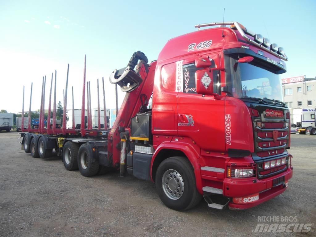 Scania R 450 Samochody do przewozu drewna