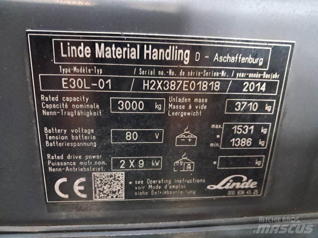Linde E30L-01 Wózki elektryczne