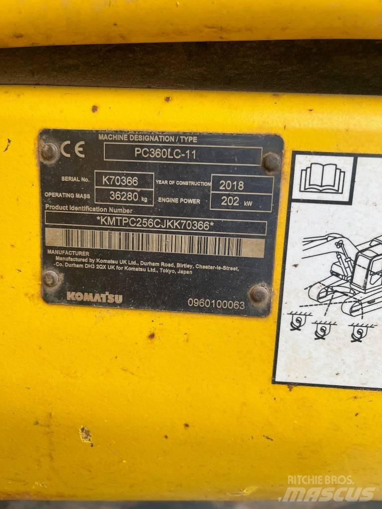 Komatsu PC360LC-11 Koparki gąsienicowe