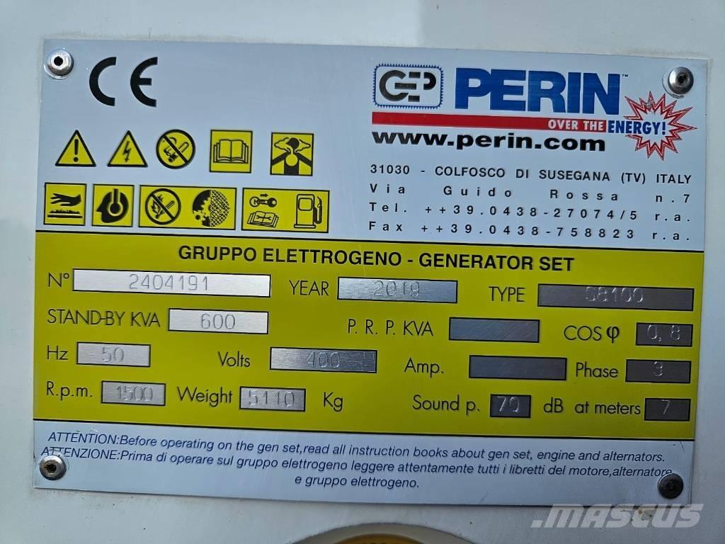  PERIN GEPI 600E Agregaty prądotwórcze Diesla