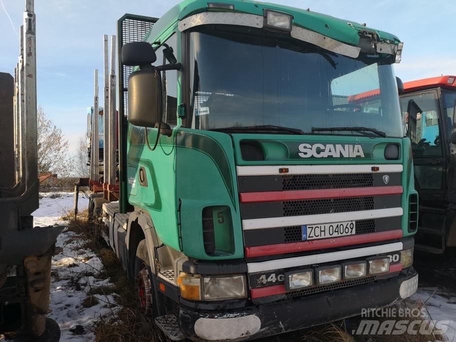 Scania 144 G Żurawie samochodowe