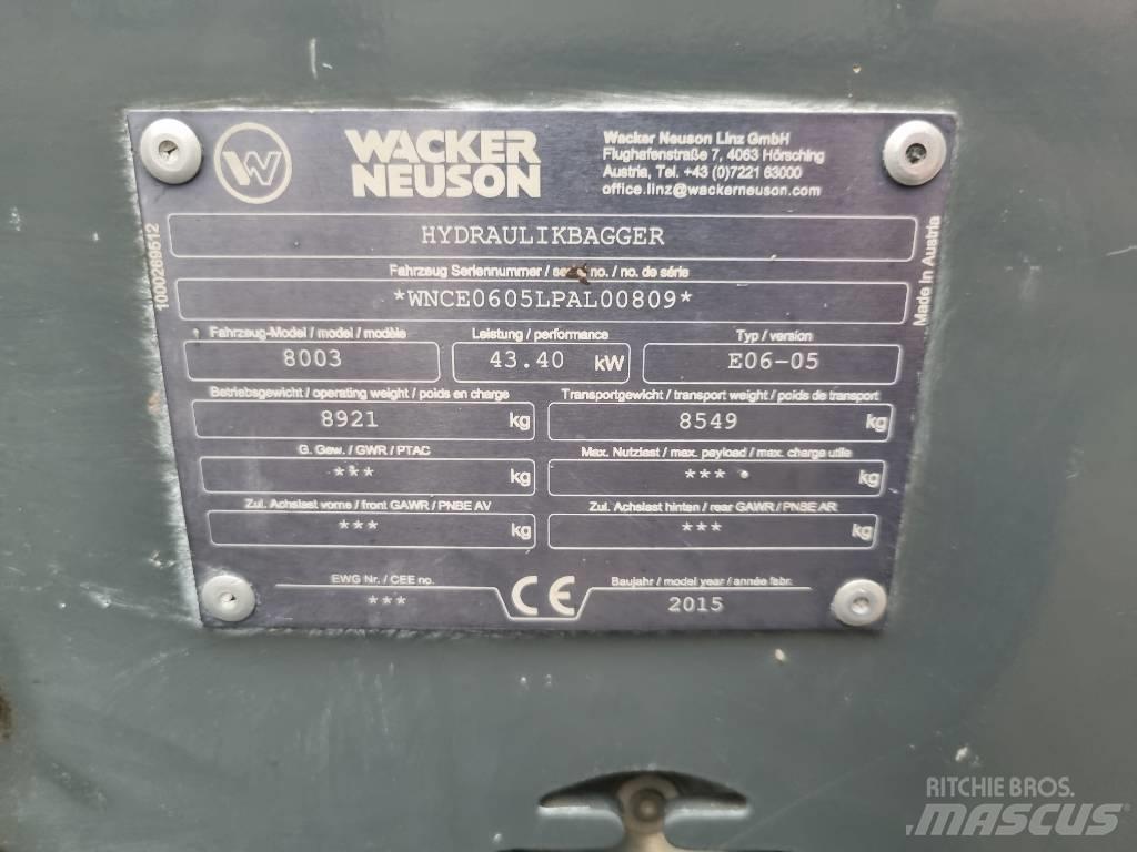 Wacker Neuson 8003 Midikoparki  7t - 12t
