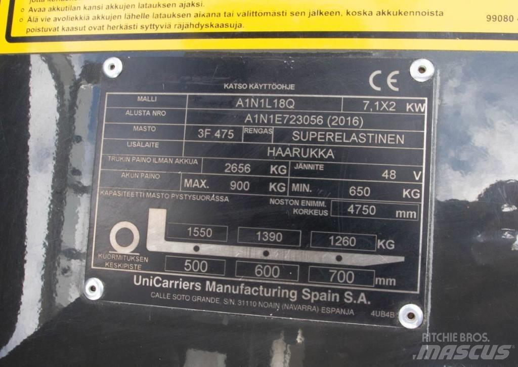 UniCarriers A1N1L18Q Wózki elektryczne