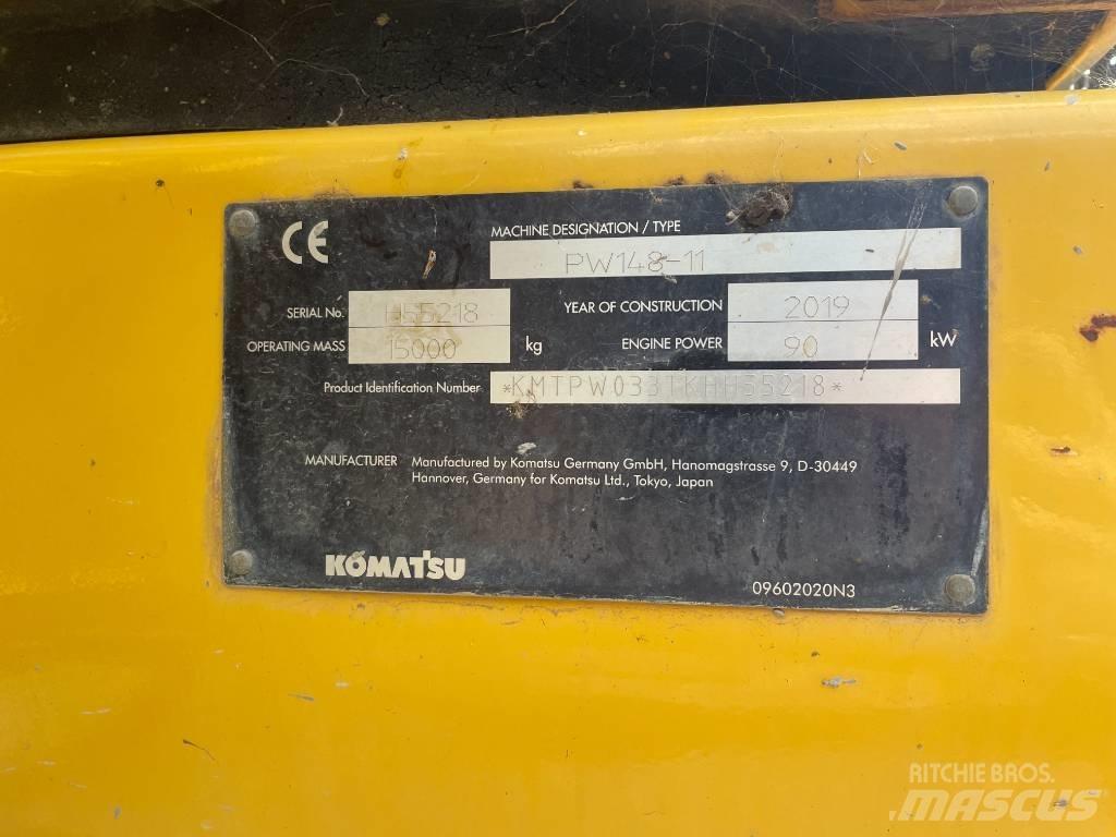 Komatsu PW 148-11 Koparki kołowe