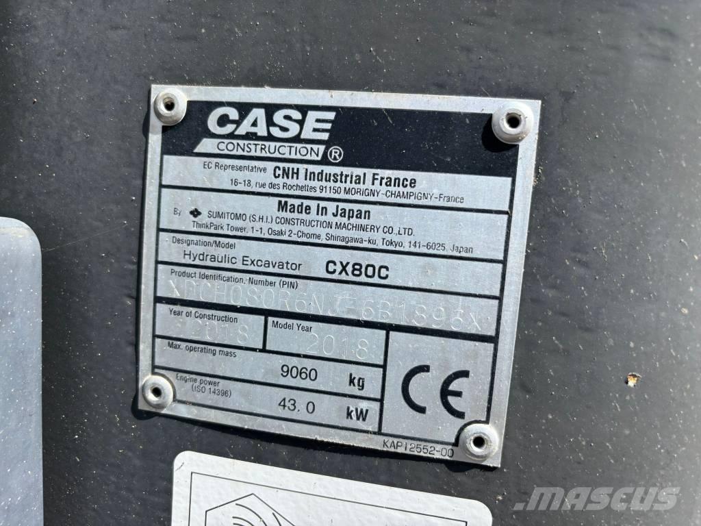 CASE CX 80 C Midikoparki  7t - 12t