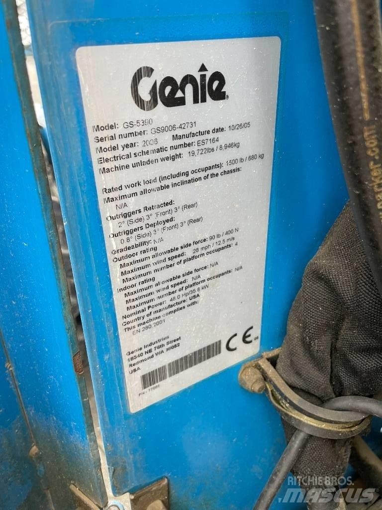 Genie GS 5390 RT Podnośniki nożycowe